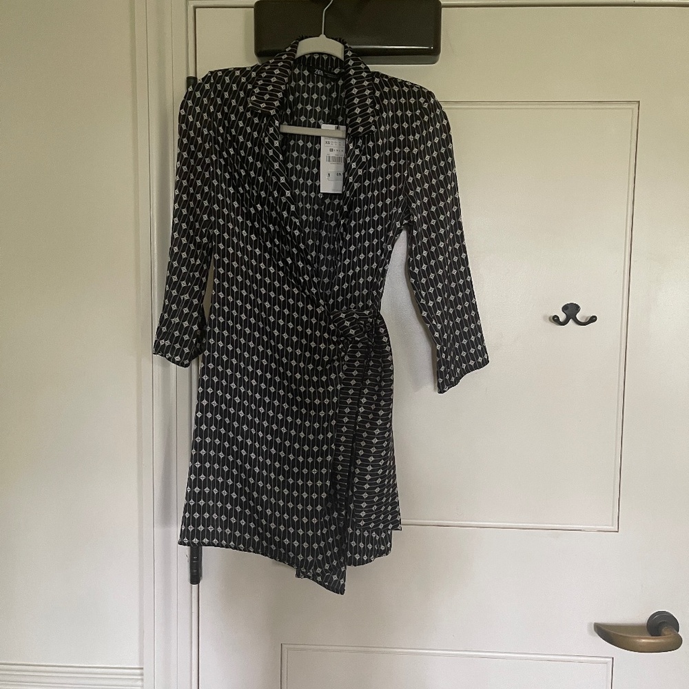 Zara Printed Blazer Dress XS